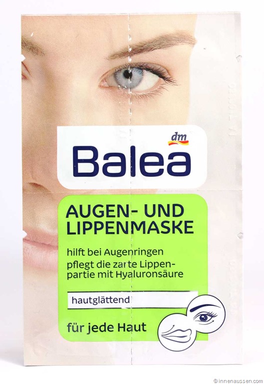 Review Balea Augen Und Lippenmaske Innenaussen