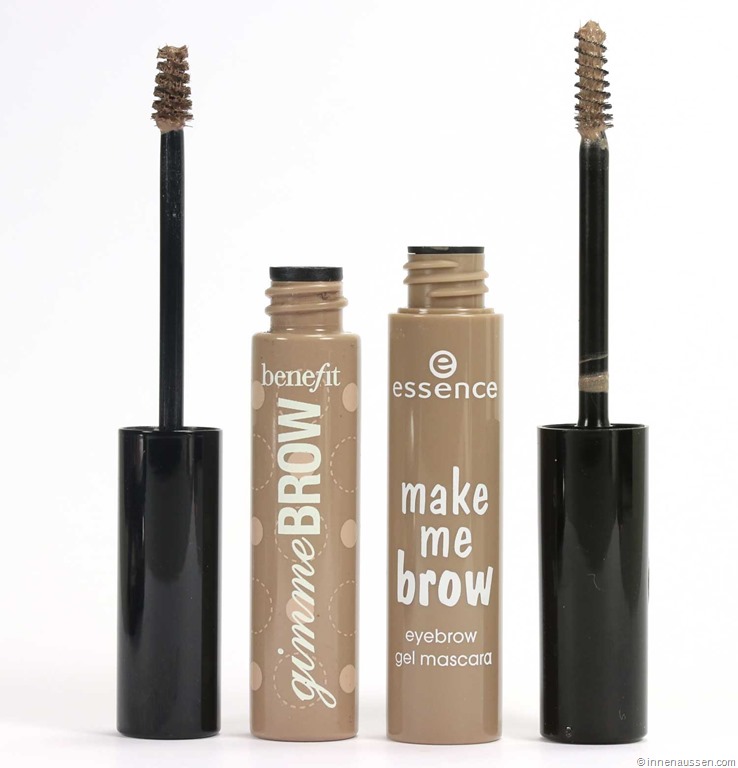 Dupe Benefit Gimme Brow Und Essence Make Me Brow Innenaussen