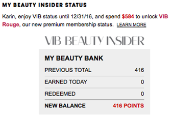 Sephora-VIB-Status