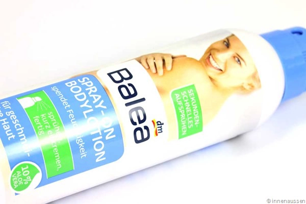 Empfehlung: Balea Spray-On Bodylotion - InnenAussen