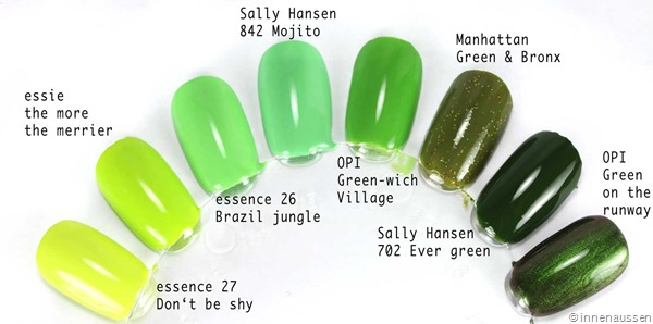 Swatches-green-nailpolish-Innen-Aussen