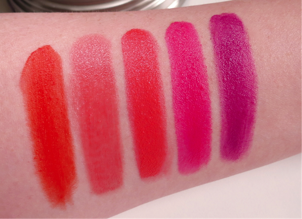 Lippenstifte Swatches