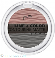 p2 Line Color Contouring Matte Eyeshadow 010 InnenAussen