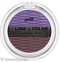 p2 Line Color Contouring Matte Eyeshadow 0160 InnenAussen