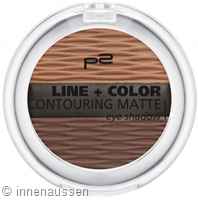 p2 Line Color Contouring Matte Eyeshadow 020 InnenAussen