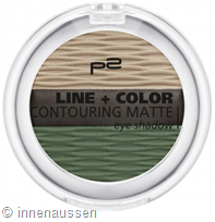 p2 Line Color Contouring Matte Eyeshadow 030 InnenAussen