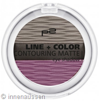 p2 Line Color Contouring Matte Eyeshadow 050 InnenAussen