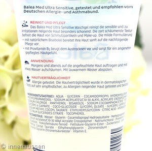 Balea-Med-Reinigungsgel-Inhaltsstoffe