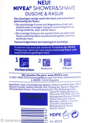 Inhaltsstoffe-Nivea-Shower-Shave-Innen-Aussen