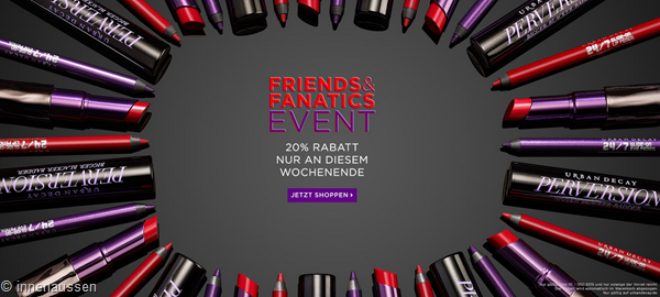 Urban Decay 20% Rabatt Innen Aussen