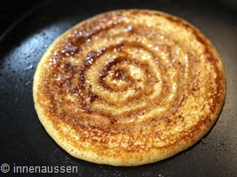 Zimt-Pfannkuchen-Innen-Aussen