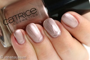 Catrice 105 Go for gold Swatch Innen Aussen