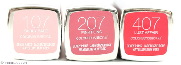 Maybelline Blushed Nude Lippenstift Innen Aussen