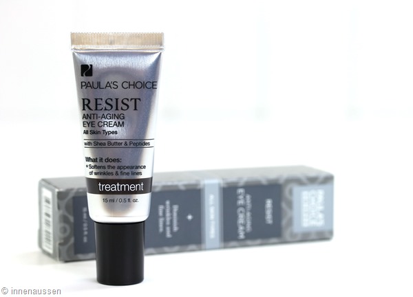 Review Paulas Choice Resist Anti Aging Eye Cream Innen Aussen