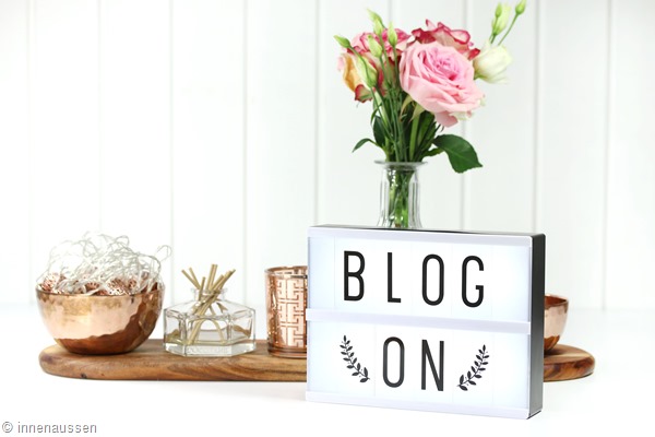 Behind the scenes Blogging Innen Aussen