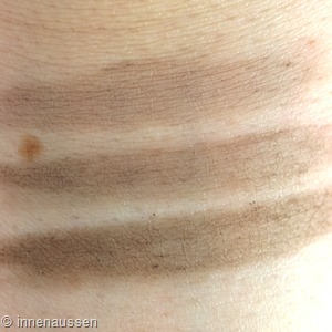 Catrice Velvet Brow Powder Artist Innen Aussen Swatches