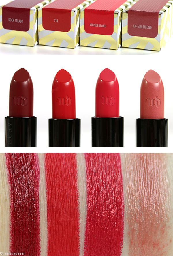 Urban Decay Gwen Stefani Kollektion Lippenstifte Innen Aussen