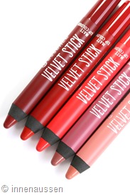 essence Velvet Stick Farben Innen Aussen