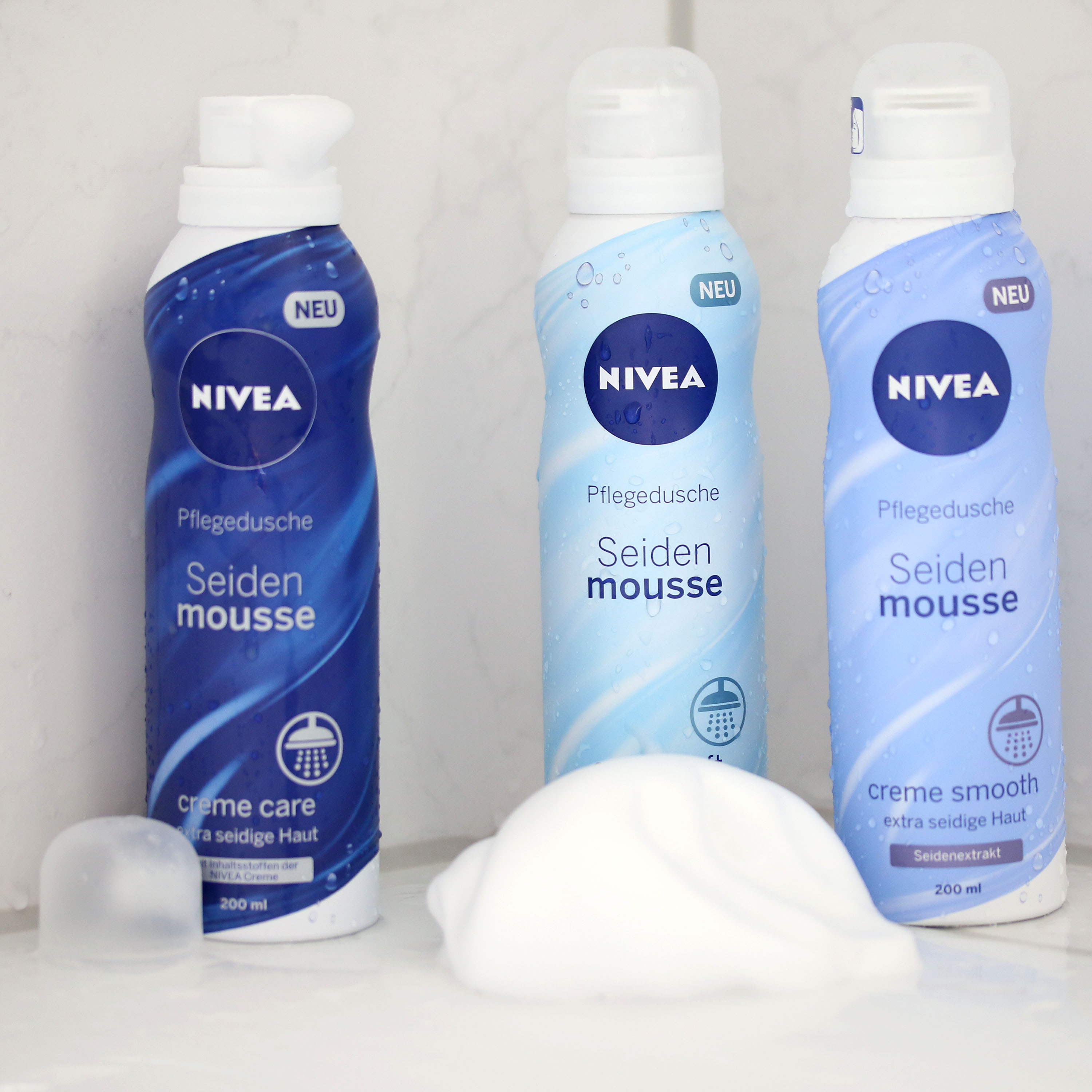 Nivea Pflegedusche Seiden Mousse 1