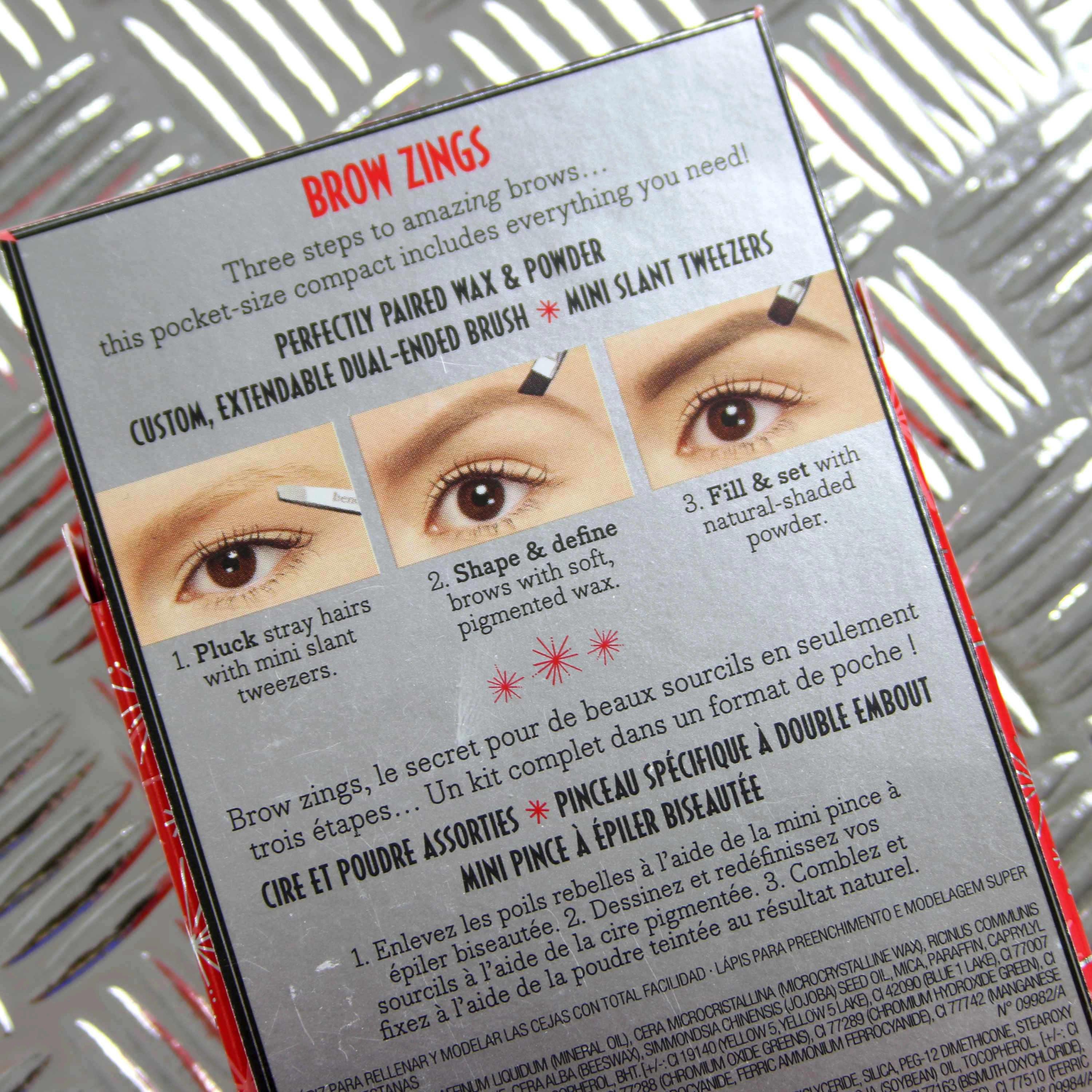 Benefit Brow Zings Anwendung