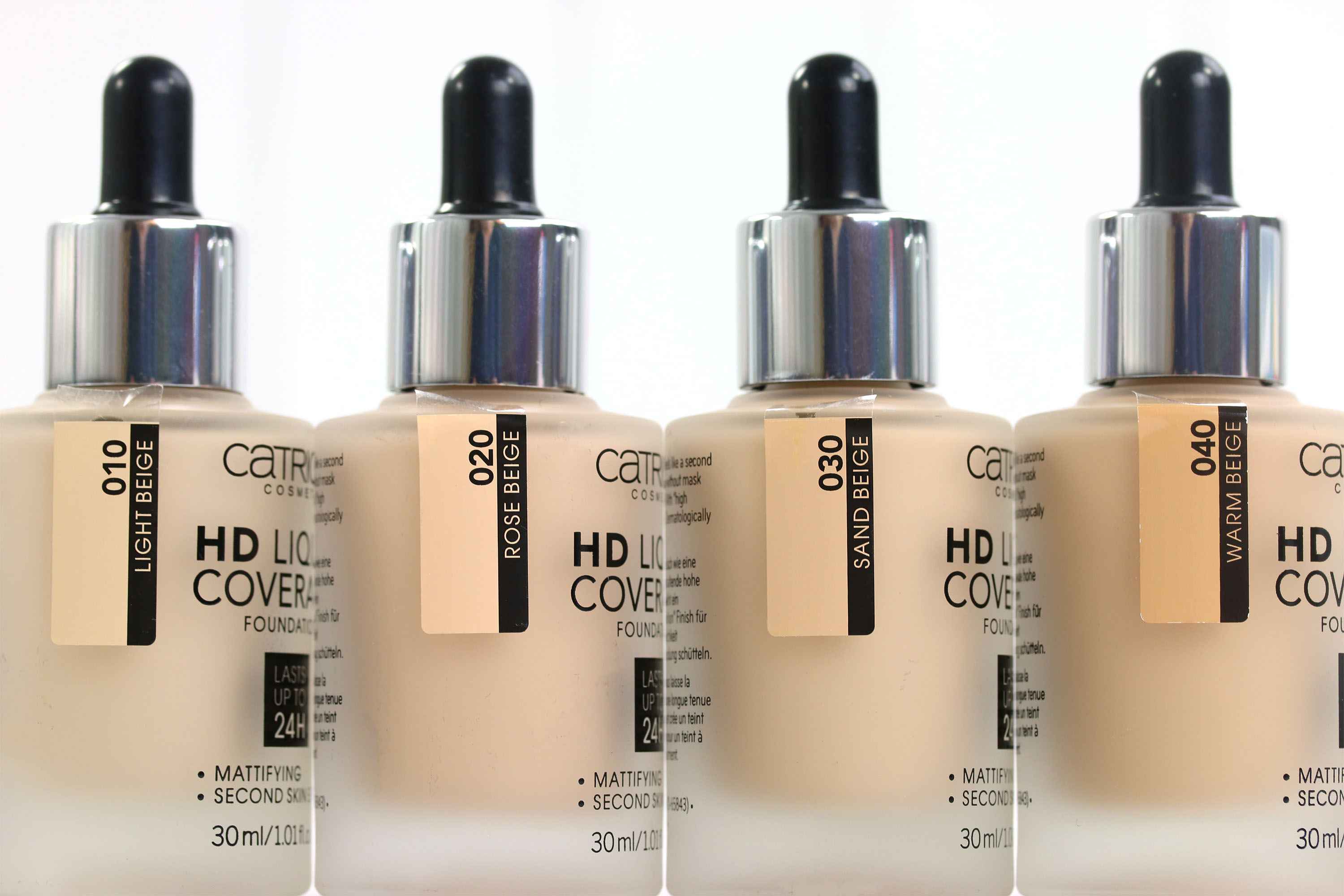 Catrice HD Liquid Coverage Foundation Farben InnenAussen