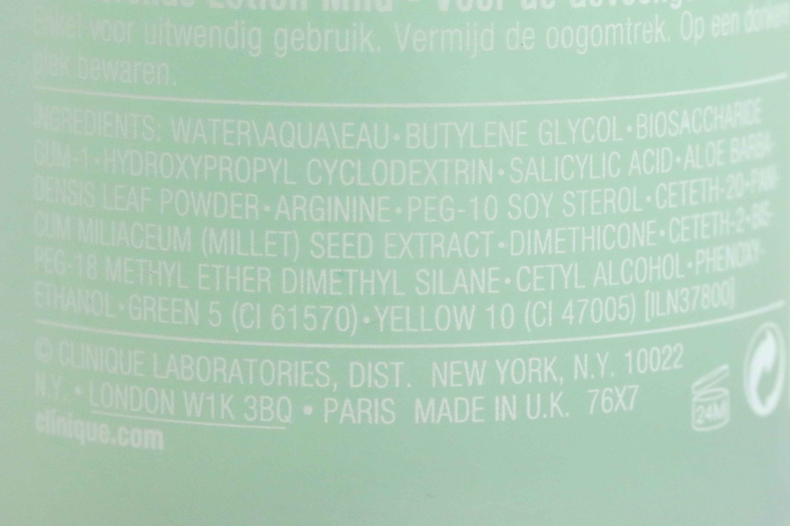 Clinique Mild Clarifying Lotion