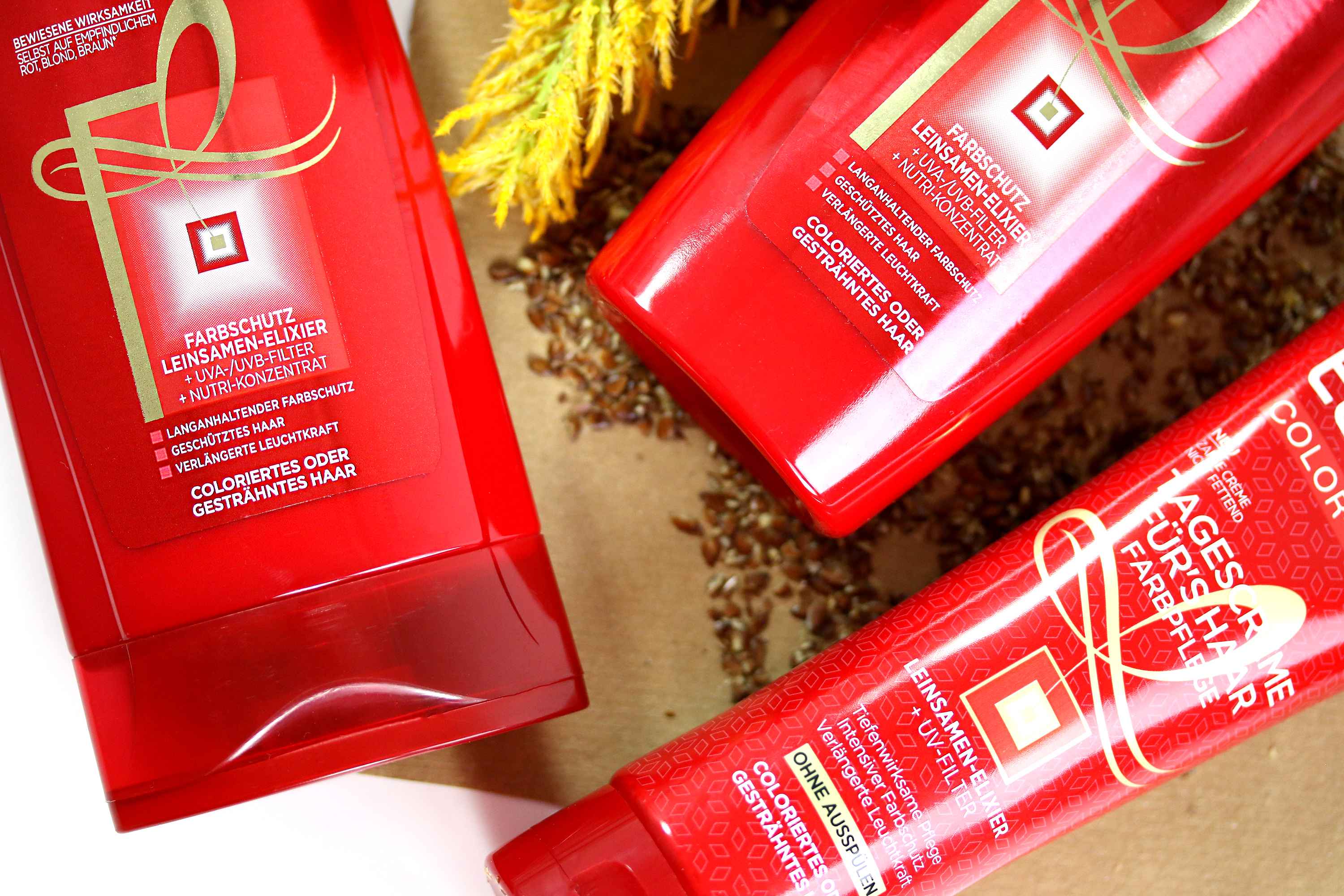 Loreal Elvital Color Glanz Leinsamenelixier InnenAussen