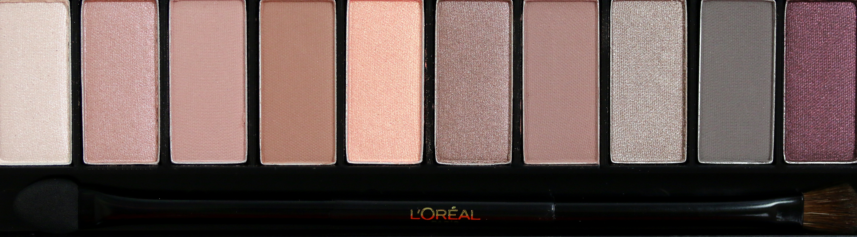 Loreal La Palette Nude Rose Farben