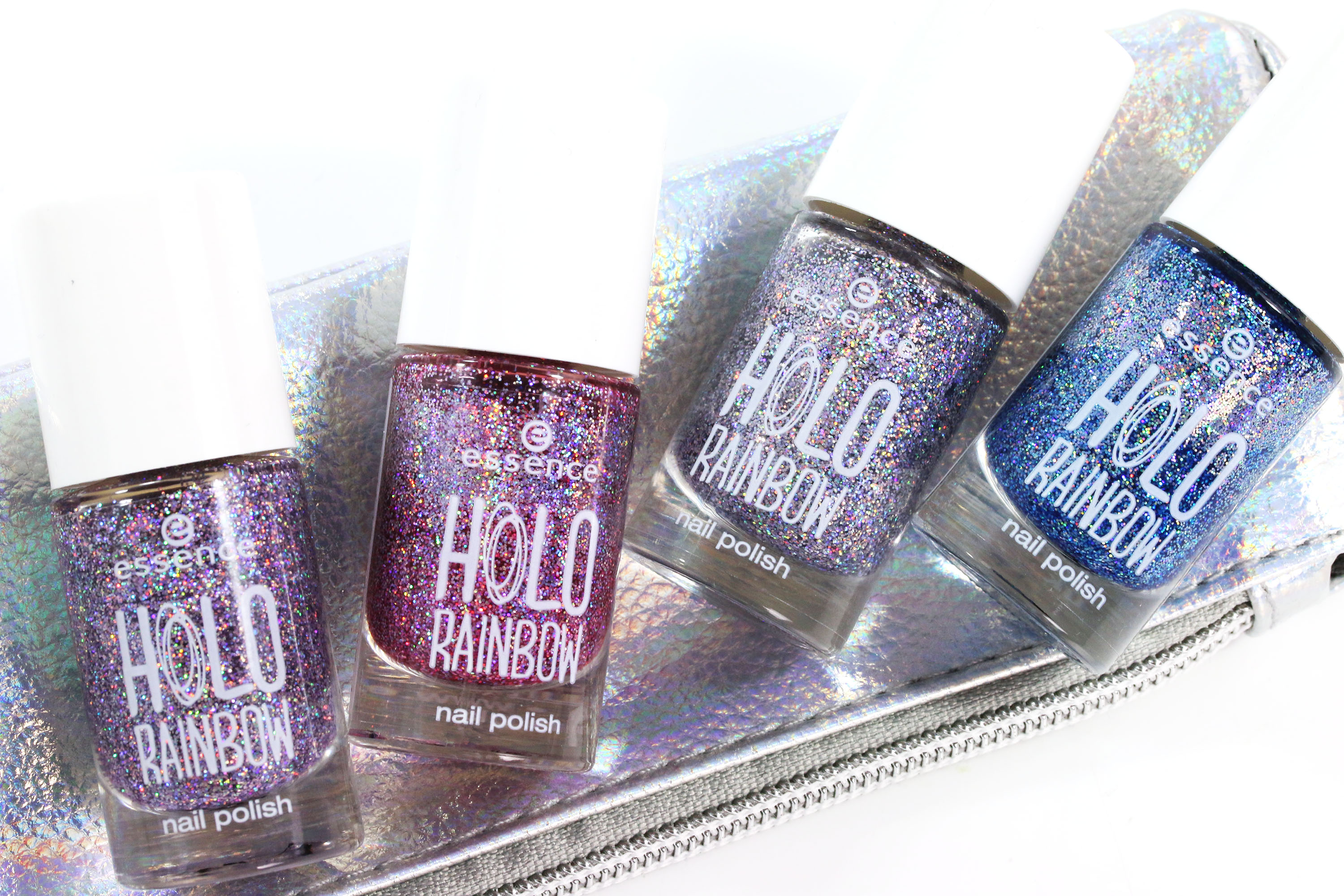 Essence Holo Rainbow Nagellack Tragebilder Innenaussen