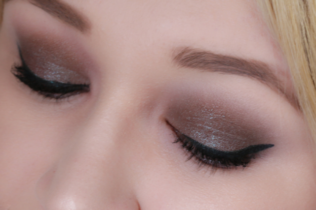 Tutorial mit MAC Blue Brown Pigment