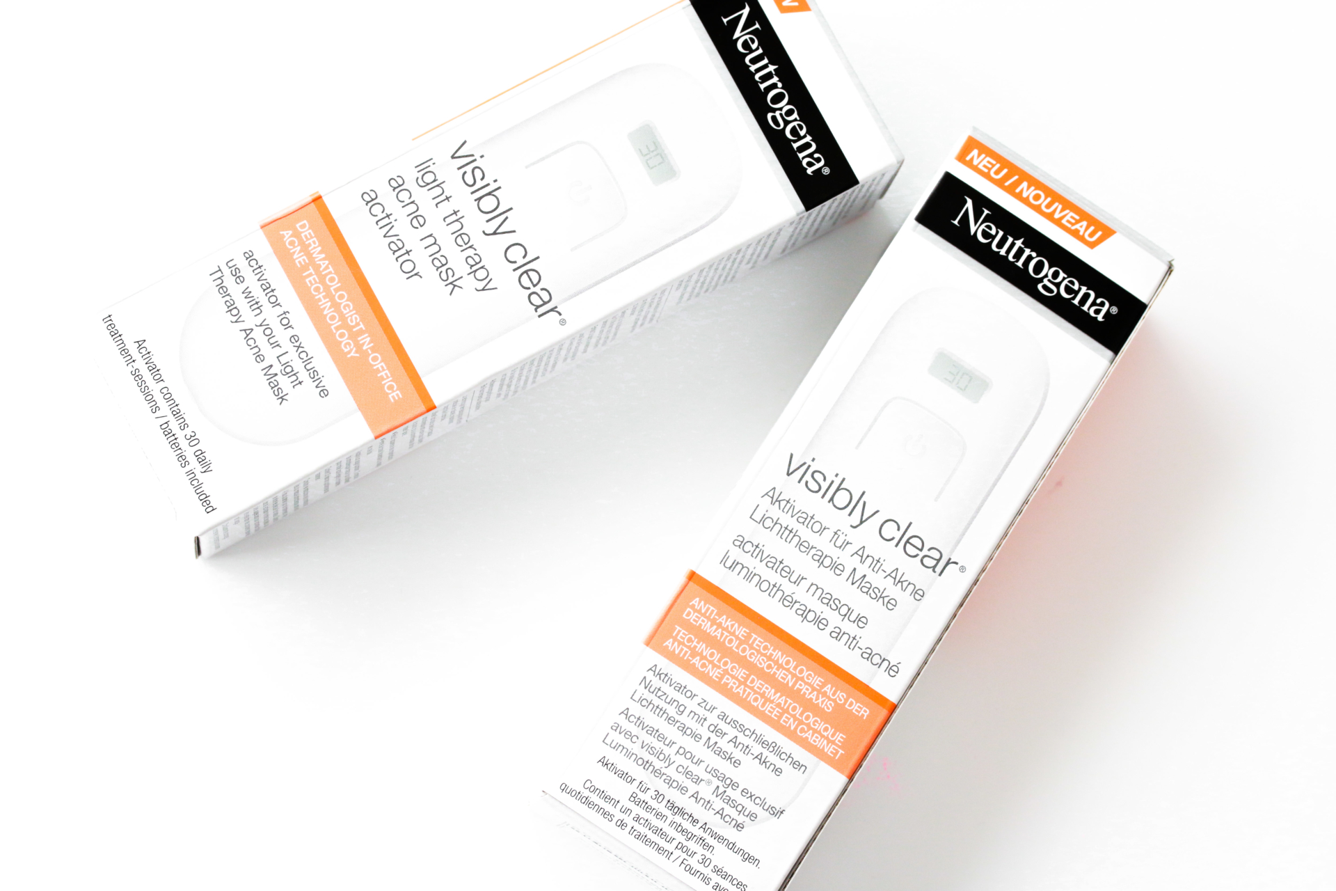 Neutrogena Visibly Clear Anti Akne Lichttherapie Maske Neutrogena visibly clear Anti-Akne Lichttherapie Maske - InnenAussen
