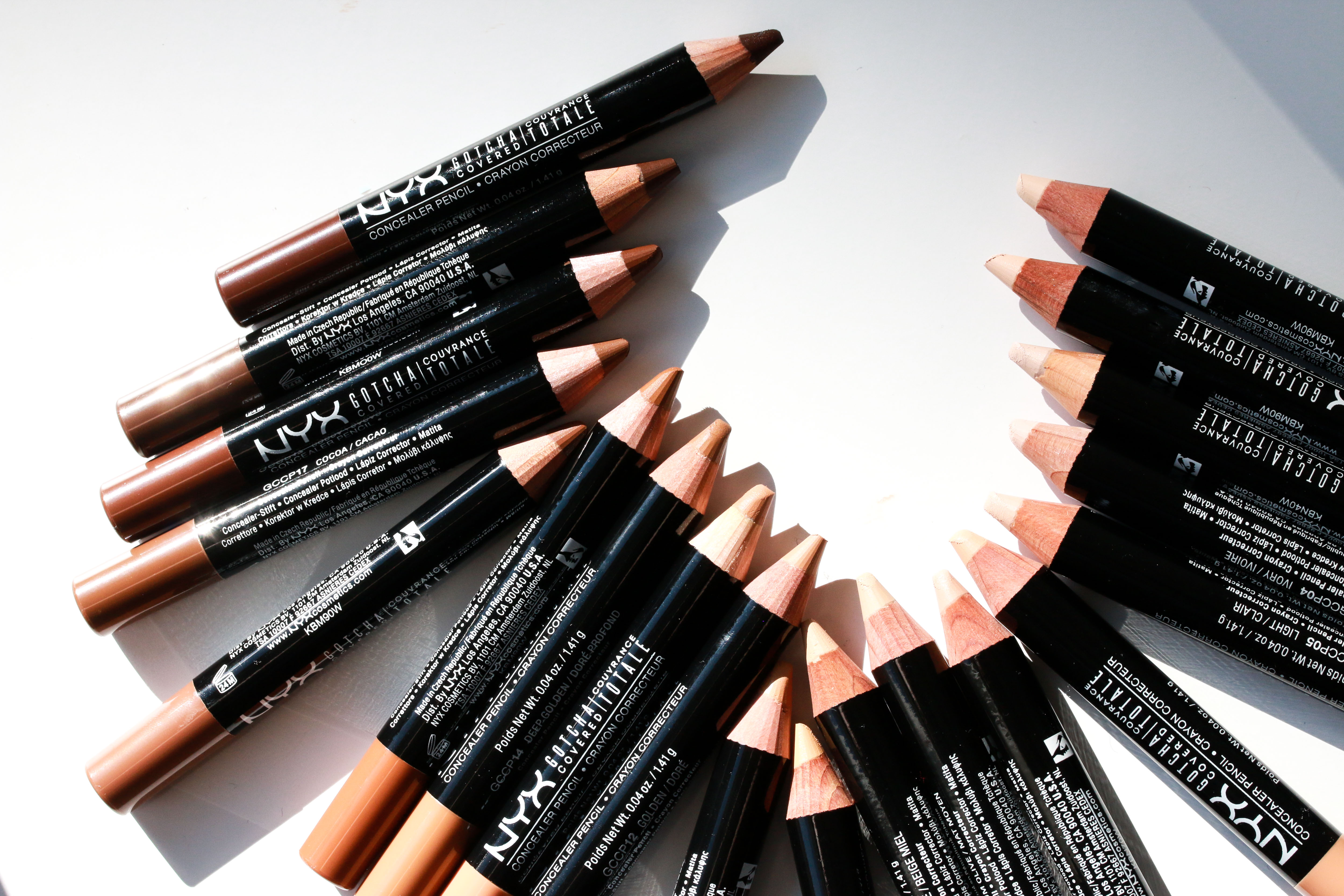 NYX Gotcha Covered Concealer Pencil - Alle 20 Farben.