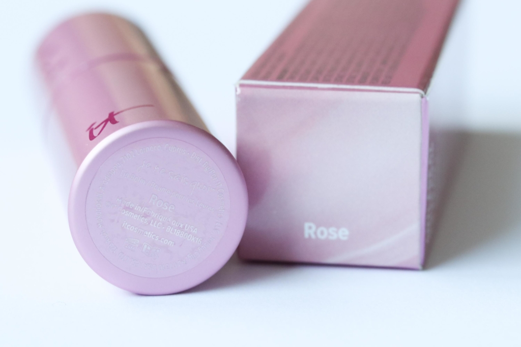 It cosmetics je ne sais quoi rose lip balm innenaussen