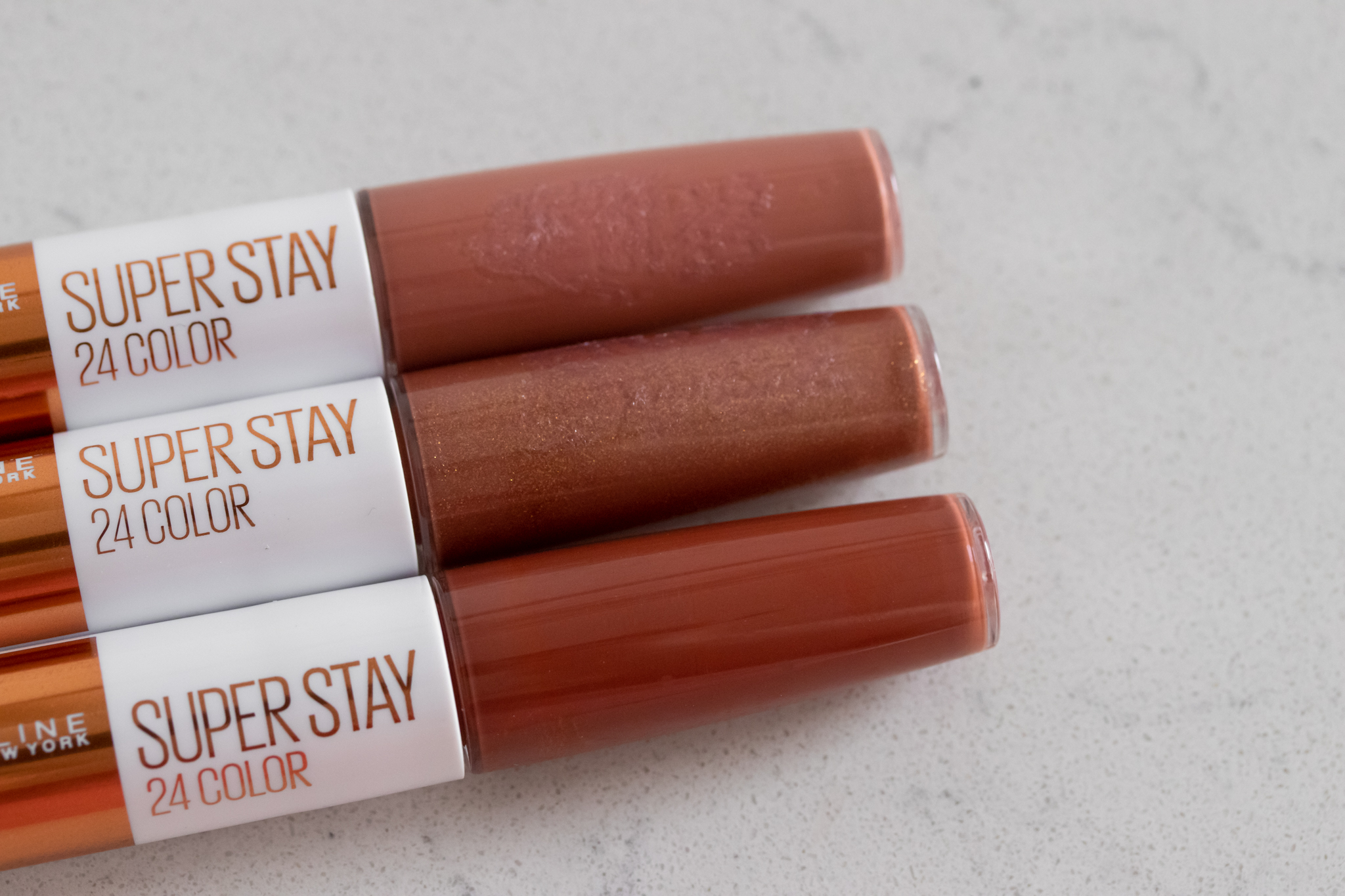 Teil 3: Maybelline Superstay 24h Color Coffee Kollektion mit Tragebildern -  InnenAussen | Lippenstifte