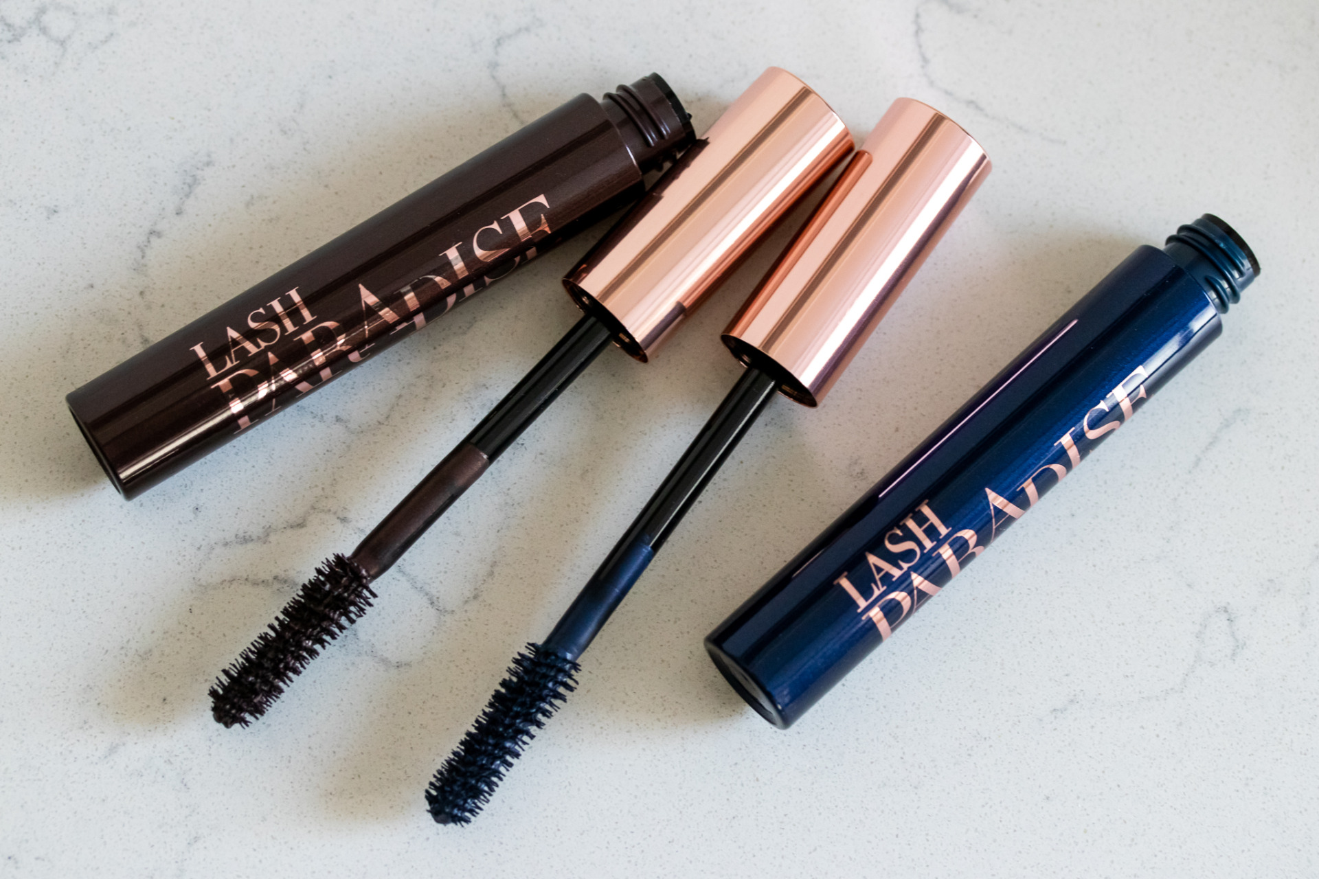Loreal Lash Paradise Mascara Black Navy und Black Brown InnenAussen