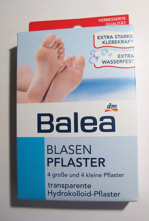 Balea Blasenpflaster Fuß – 6 Stück, Transparent & Schmerzlindernd